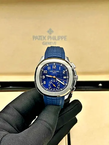 This Patek Philippe supermaster quality switch machine super clone Aquanaut Chronograph features a s
