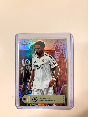 2024–25 Topps Chrome UEFA Club Competitions — Rodrygo (Real Madrid)