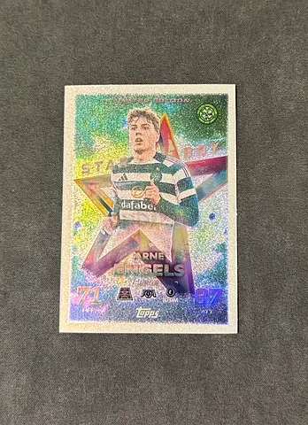 Topps Sparkle Football Trading Card - Arne Engels (Celtic) Collectible