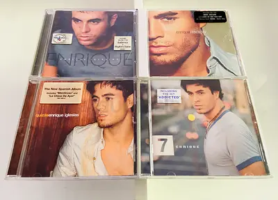 4 Enrique Iglesias Music CD’s