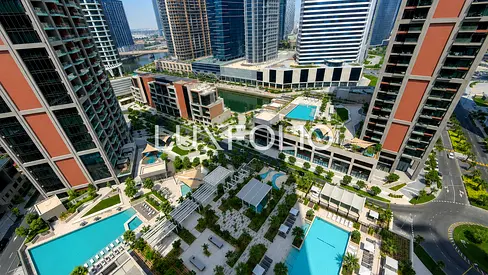 Pool and Community View | Tower A | Mid Floor