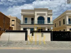 Luxury corner villa for sale in Al Rawda 3 - Ajman | On the main street and alley | Freehold ownersh
