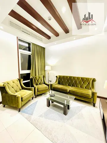 Sharjah, Al Rifaa (Al Heera Beach area): New compound unit featuring a bedroom, living room, kitche