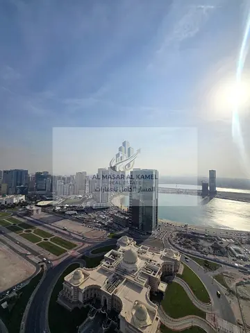 Spacious 3-Bedroom Apartment in Al Khan with Sea View from Every Room, Balcony, Fully Equipped Kitc