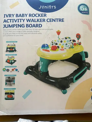 Activity walker center jumping board