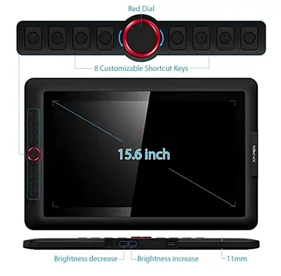 XPPen Upgraded Artist 15.6 Pro V2 Drawing Tablet with Screen 16384 & Pressure Pen