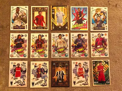 Topps Match Attax 24/25 - 15 Special Cards Ronaldo Vintage Vibes Legend + Foden 100 Club + Vini