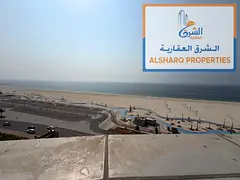 1BR with huge sea-view terrace at Corniche Residence, Ajman, 2,656 sq ft, vacant and ready to move i