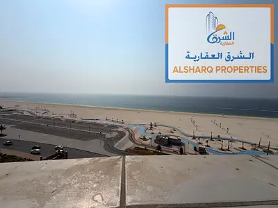 غرفة وصالة بتراس كبير وإطلالة مباشرة على البحر في كورنيش ريزدنس عجمان، مساحة 2,656 قدم، جاهزة للسكن أو الاستثمار، بأقل من المبلغ المدفوع.
