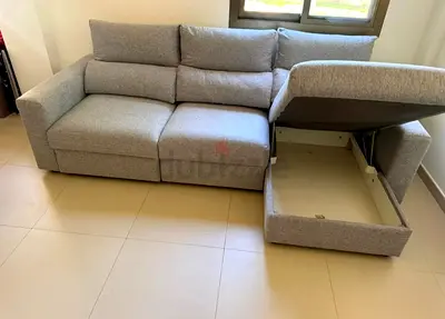 Great Condition IKEA Eskilstuna L Shape Sofa bed