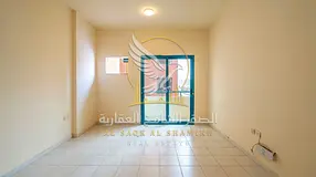 One bedroom apartment with living room for annual rent balcony open view spacious area modern finish