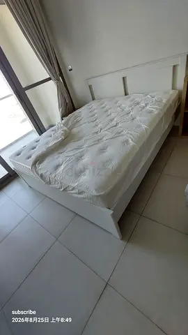 White Bed Set for Sale, IKEA bed frames, the mattress from The Mattress Store