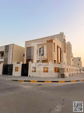 فيلا فاخرة بتصميم مودرن للبيع في عجمان منطقة الزاهية