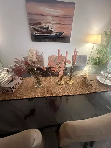 Dining table with 8 chairs