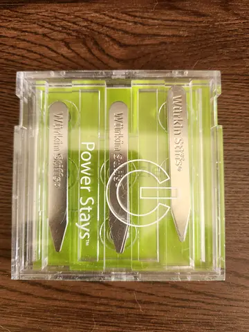 Würkin Stiffs Power Stays™ Magnetic Collar Stays (6-Pack, 2.5") – New