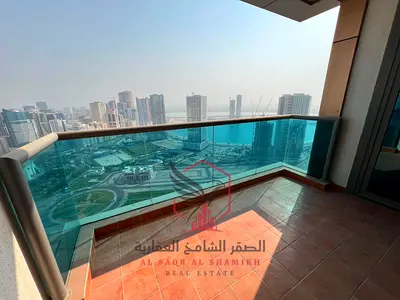 Luxury 1-Bedroom Apartment with Sea View, Balcony, Free Parking, Gym & Swimming Pool. Air Conditioning Included, in one of Sharjah’s finest towers,