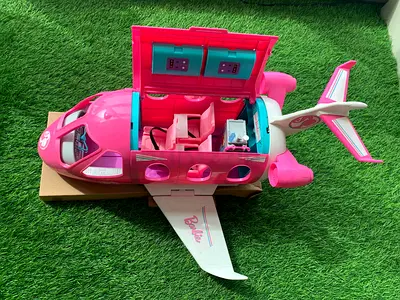 Barbie Doll Play Airplane Playset with Seats and Accessories