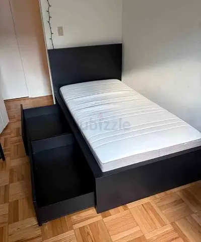 Ikea Single Bed with Mattress Available in Perfect Condition