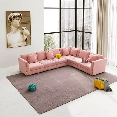 Brand new L shape sofa we are selling at the best deal you can get