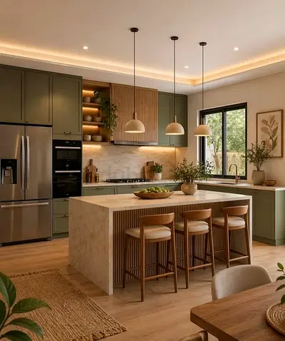 Modern design kitchen island