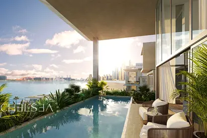 PALM AND OCEAN-SUNSET | SKYLINE VIEWS | EXCLUSIVE
