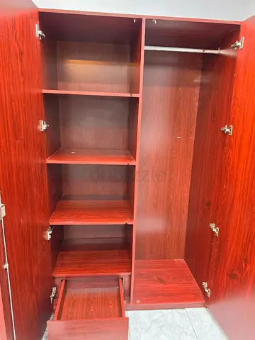 Used 2-Door Wooden Wardrobe - Good Condition