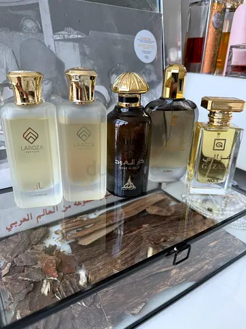 Assorted Arabic/Unisex Fragrances - Set of 5 bottles, light use