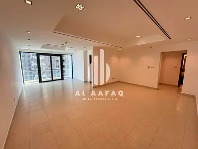 Spacious 2-Bedroom Apartment with Partial Sea View |Chiller & parking free| Maids room|Al Khan