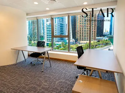 🔥 Ready-to-Move Office in JLT | Fully Furnished + 4 Visas | AED 8,000/Month