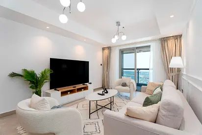 Impressive | Furnished | High Floor | Princess Tower | Sea View