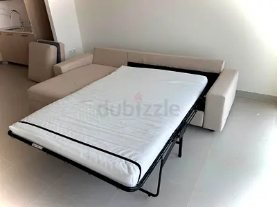 Perfect condition IKEA vimle l'shape sofa bed with storage beige color
