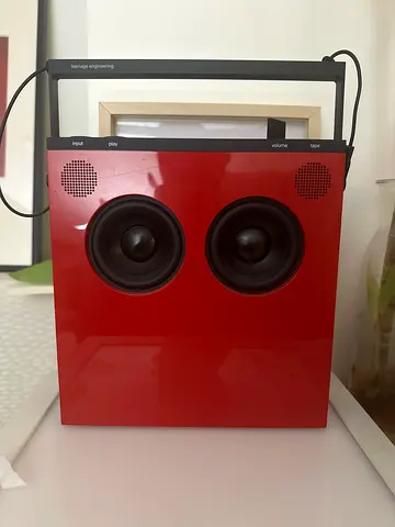 teenage engineering speaker limited red color