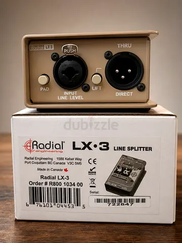 Radial Engineering LX-3 Passive Line Splitter