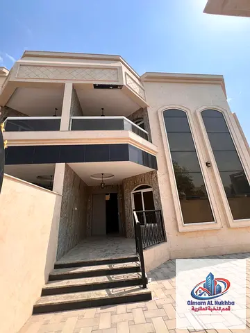 Beautiful 2-Story Villa in Al Jazzat with 3 Spacious Master Bedrooms and Large Master Majlis 2 Kitchens Balcony Central AC and Gas