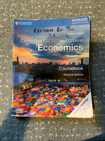 Cambridge IGCSE and O Level Economics Coursebook (2nd Edition) - used