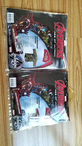 New boy swim sun protector top - Avengers (size 6-8 & 8-10)
