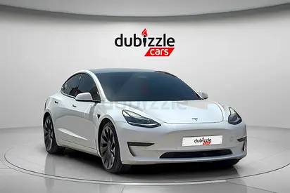 AED 1094/month | 2021 Tesla Model 3  | GCC Specs | Ref#512108