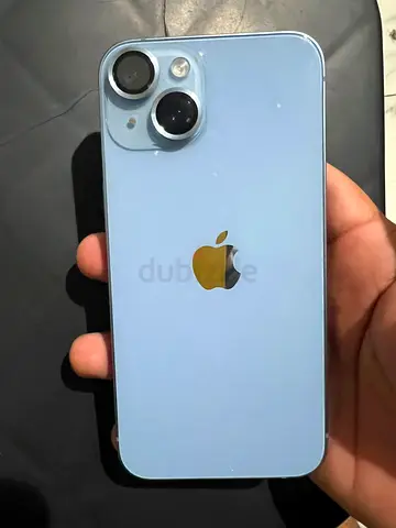 iPhone 14 (light blue) - good condition, one handed used no issue bettery 89 original.