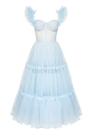 Cocktail Dress – Tulle, Corset Bustier – Size S – Worn Once