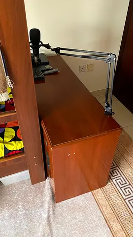 Solid Wood Office Desk - Good Condition