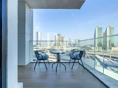 Fully Furnished | Balcony | Junior 1-bedroom