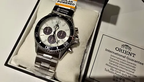 Orient Mako Panda diver w/chronograph