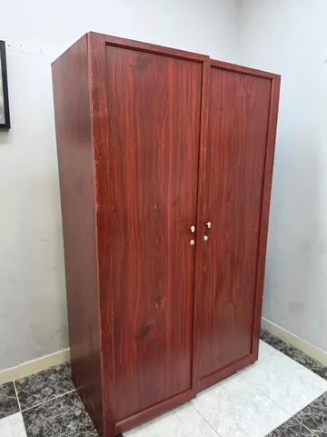 Used 2-Door Wooden Wardrobe - Good Condition