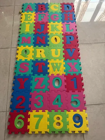 Foam Alphabet & Number Puzzle Mat - 36 Pieces
