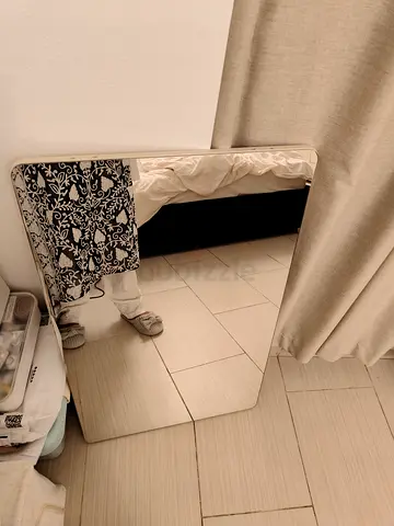 Rectangle mirror (has hooks behind)