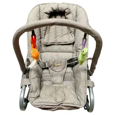 Juniors Fossil Baby Rocker with Toys - Grey