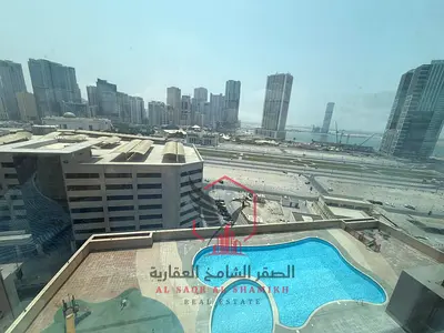 غرفتيين وصالة | غرفة خادمة | الممزر | تكييف مجانا | باركن مجانا | جيم مع مسبح مجانا | مساحات واسعة | بلكونة باطلالة بحرية | قريبة من مخرج دبي