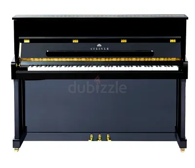 Steiner HU - 110E Upright Piano - Black