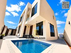 Villa for sale in Al-Haliou with a swimming pool, including electricity, water, and air conditioning