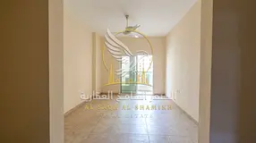 One bedroom and living room for annual rent in Al Butina Sharjah balcony central air conditioning ce